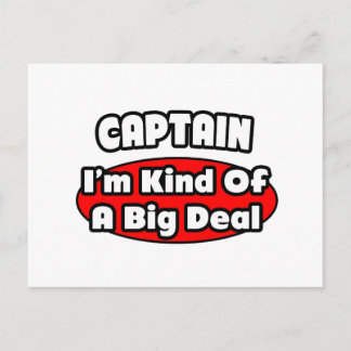 Captain ... Big Deal Postcard