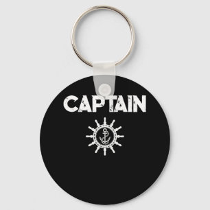Captain Boat Owner Key Ring