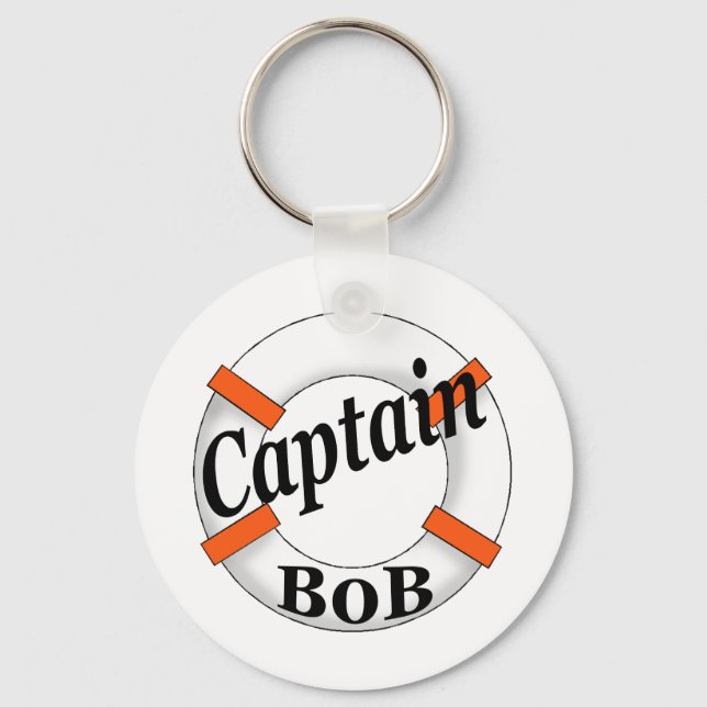 captain bob key ring (Front)