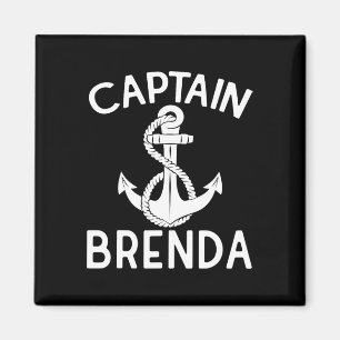 Captain Brenda Anchor Yacht Boat Ship Boating Magnet