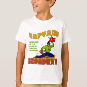 Captain Broadway (dark skin) Kids Lite T-Shirt