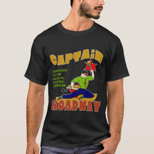 Captain Broadway (lite skin) Mens Dark T-Shirt