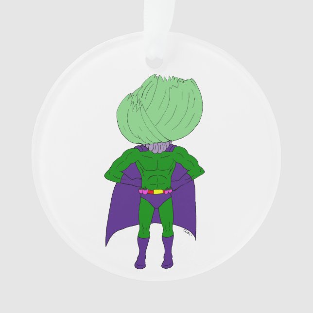 Captain Cabbage   Ornament (Front)