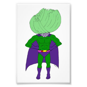 Captain Cabbage Photo Print