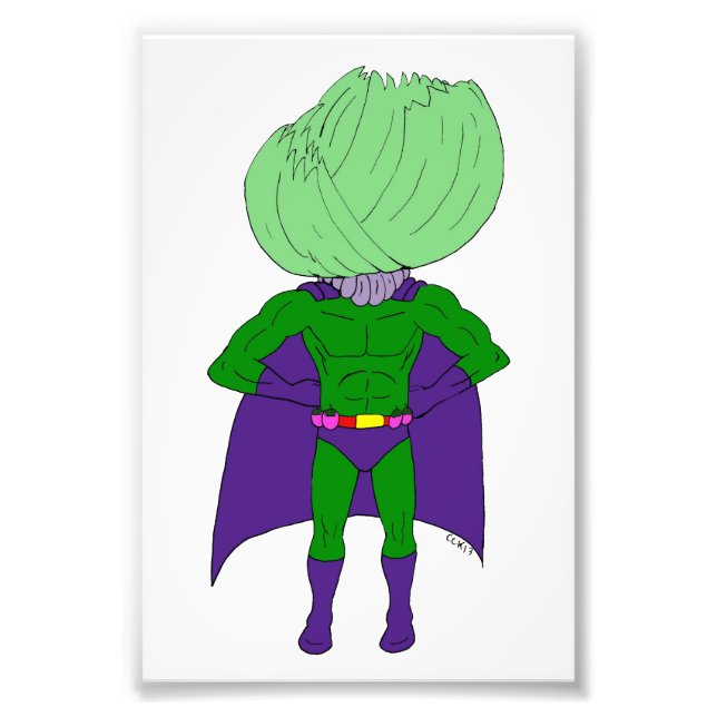 Captain Cabbage  Photo Print (Front)