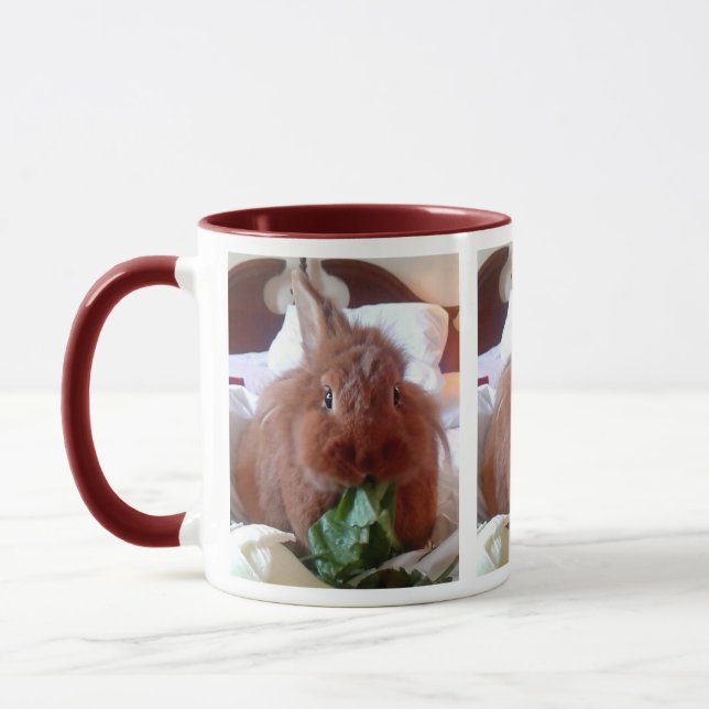 Captain Carrots Bunny Rabbit Mug (Left)