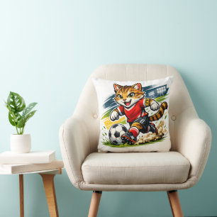 Captain Cat: The Soccer Sprint Cushion