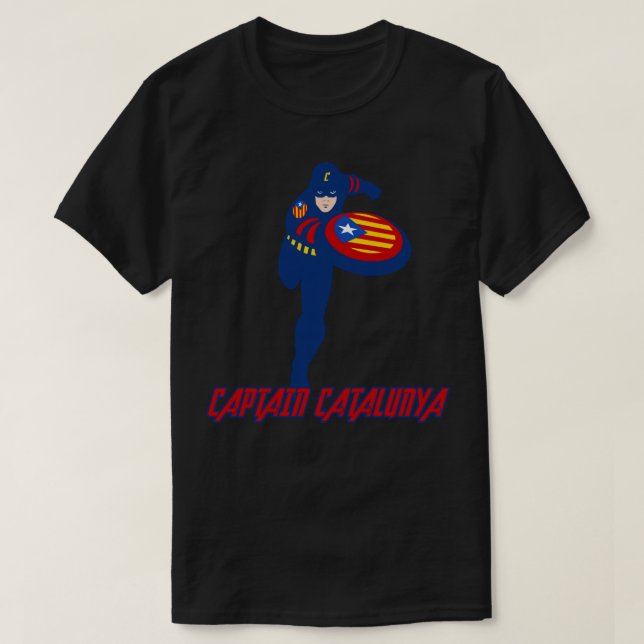 captain catalunya barca T-Shirt (Design Front)