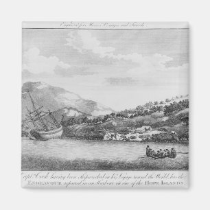 Captain Cook having been shipwrecked Magnet