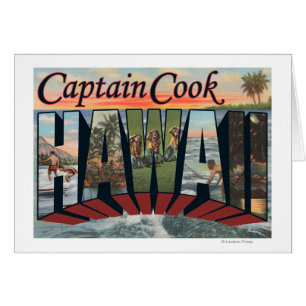 Captain Cook, Hawaii - Large Letter Scenes