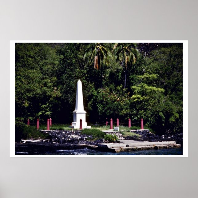 Captain Cook's Monument - Hawaii Poster (Front)