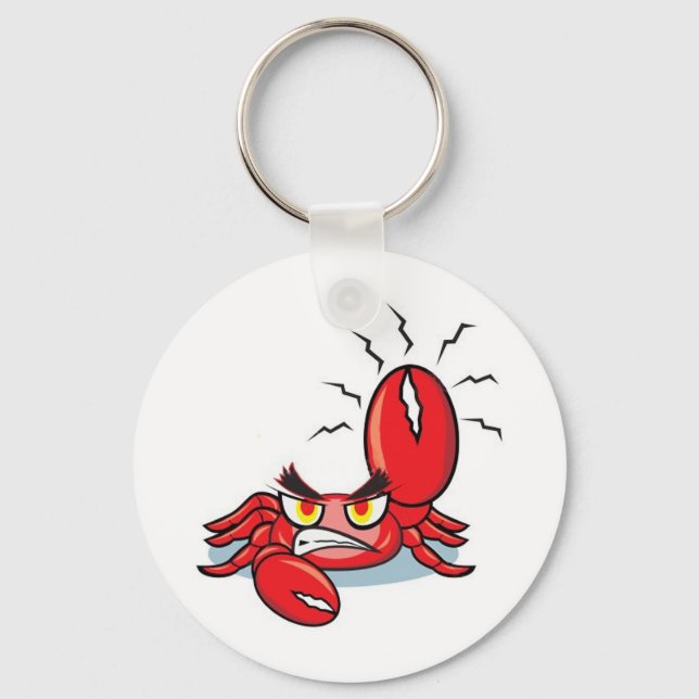 Captain Crabby Pants Key Ring (Front)