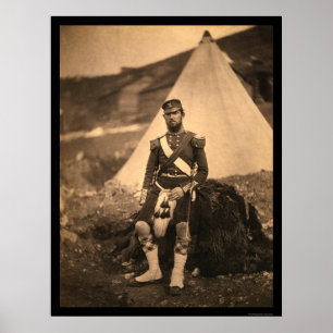 Captain Cuninghame Highlander 1855 Poster