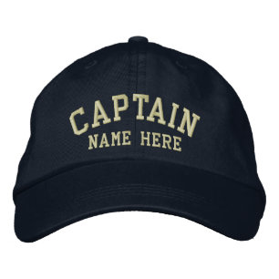 Captain - customisable embroidered hat