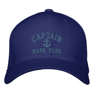 Captain - customisable (side text) embroidered hat