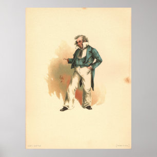 Captain Cuttle from Dombey and Son Poster