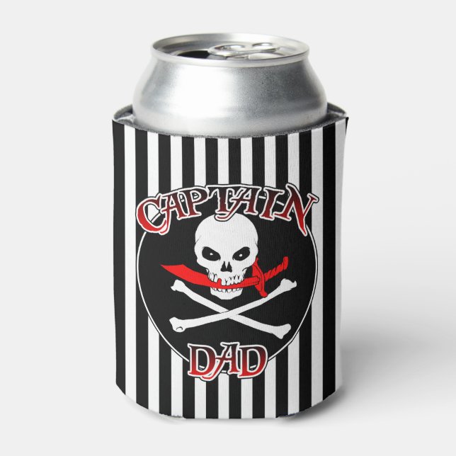 Captain Dad Can Cooler (Can Front)