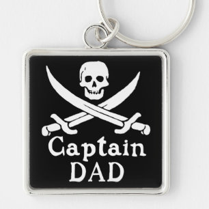 Captain Dad -  Classic Key Ring