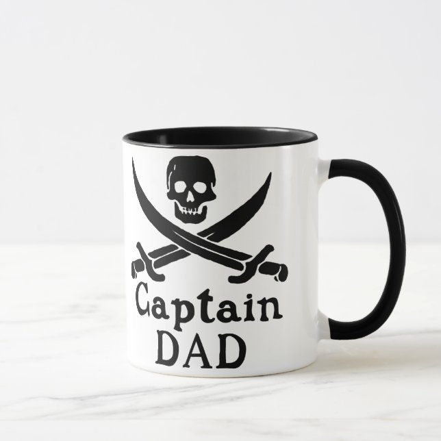 Captain Dad -  Classic Mug (Right)