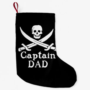 Captain Dad - Classic Small Christmas Stocking