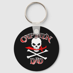 Captain Dad (Cutlass)Keychain Key Ring