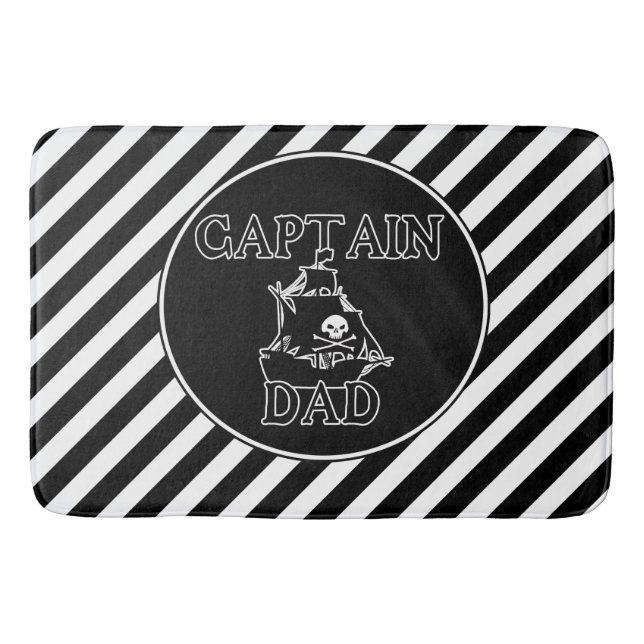 Captain Dad - Ghostly Galleon Bath Mat (Front)