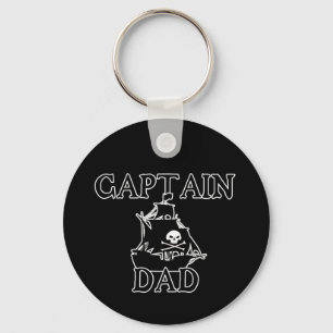 Captain Dad Keychain