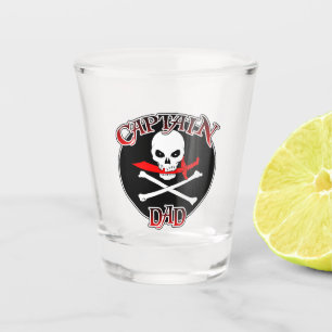 Captain Dad Shot Glass