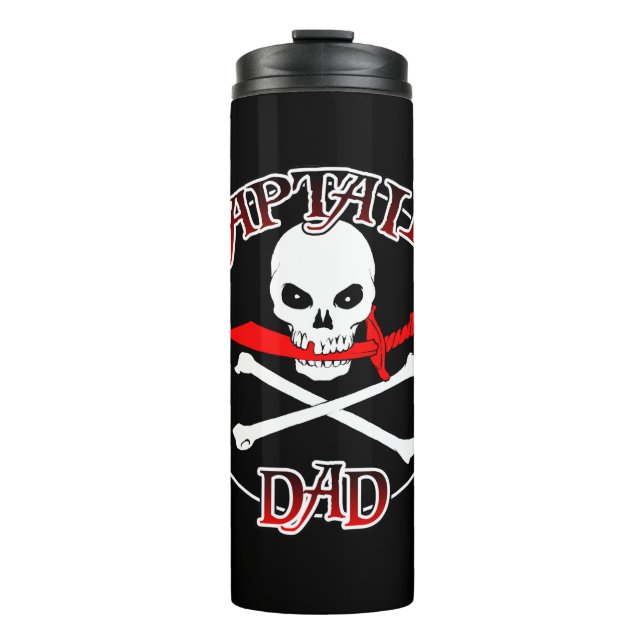 Captain Dad Thermal Tumbler (Front)