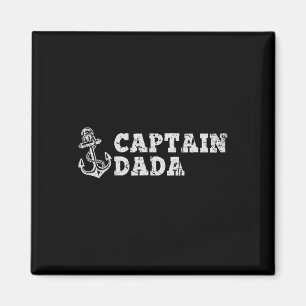 Captain Daddy Sailing Boating Vintage Boat Anchor Magnet