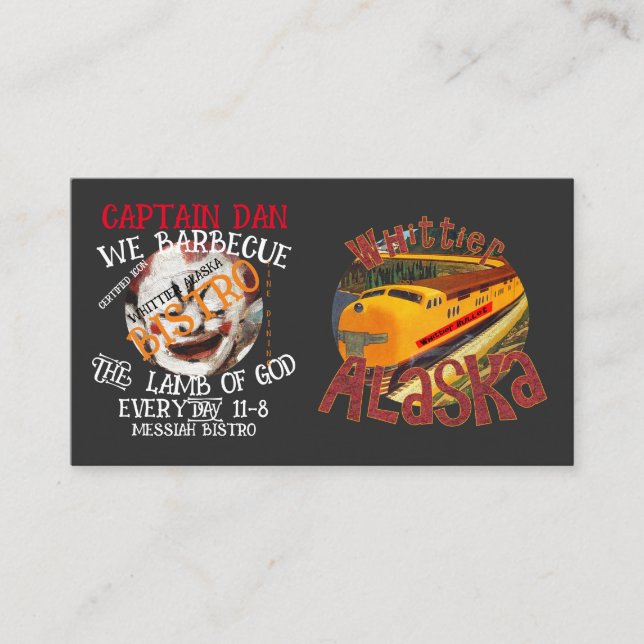 CAPTAIN DAN WE BARBECUE THE LAMB OF GOD EVERYDAY ENCLOSURE CARD (Front)