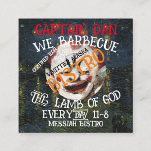 CAPTAIN DAN WE BARBECUE THE LAMB OF GOD EVERYDAY ENCLOSURE CARD