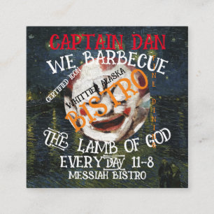 CAPTAIN DAN WE BARBECUE THE LAMB OF GOD EVERYDAY ENCLOSURE CARD