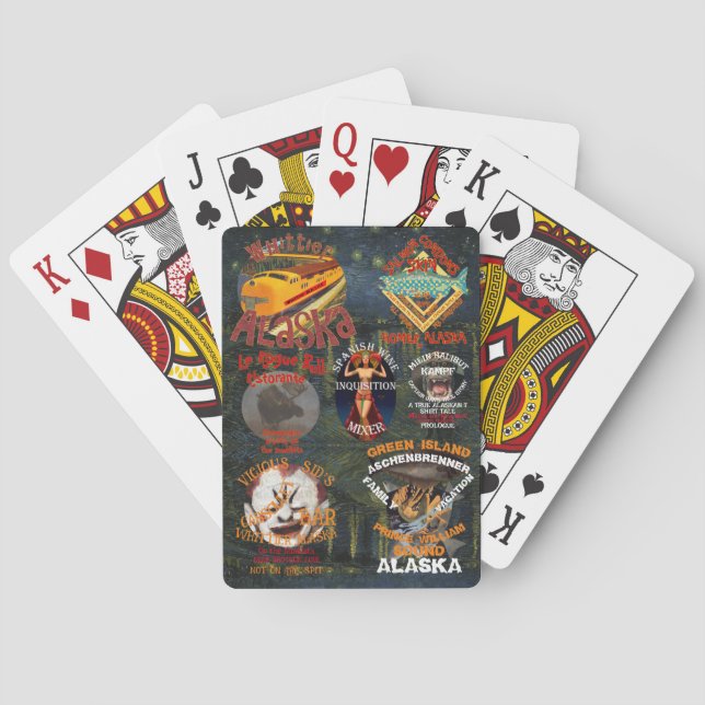 CAPTAIN DAN WE BARBECUE THE LAMB OF GOD EVERYDAY PLAYING CARDS (Back)