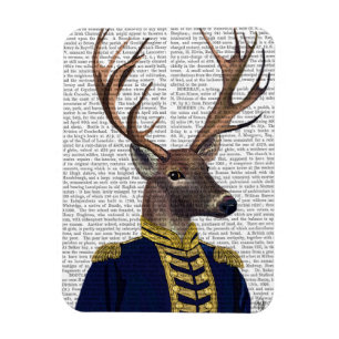 Captain Deer Magnet