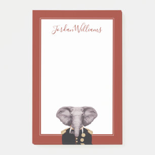 Captain Elephant   Add Your Name Post-it Notes