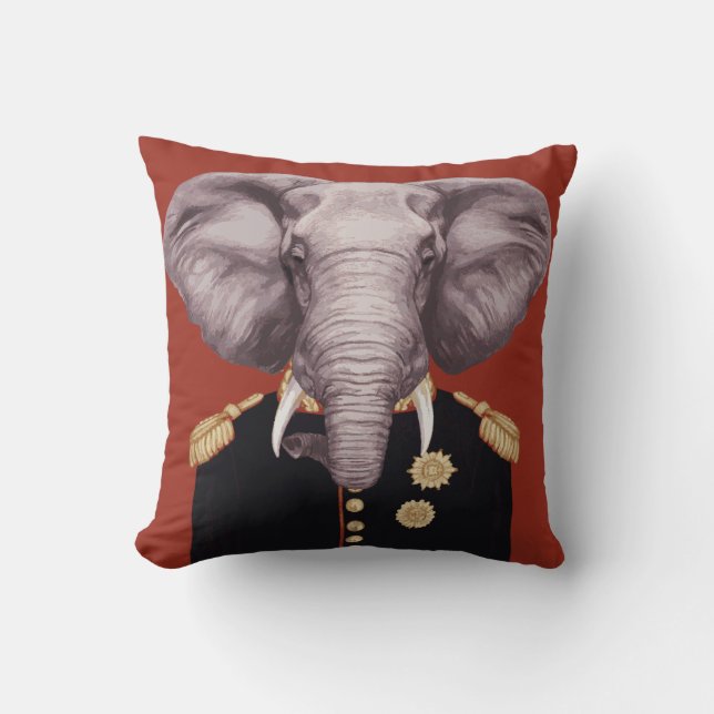 Captain Elephant Cushion (Front)