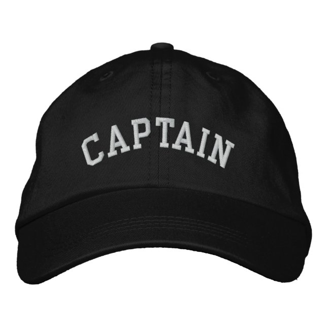 Captain Embroidered Hat (Front)