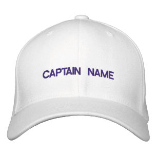 Captain Embroidered Hat