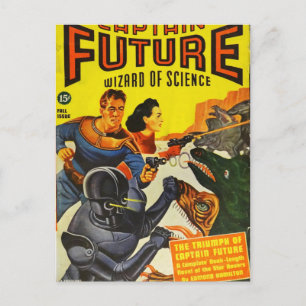 Captain Fure and the Space Dogs Postcard