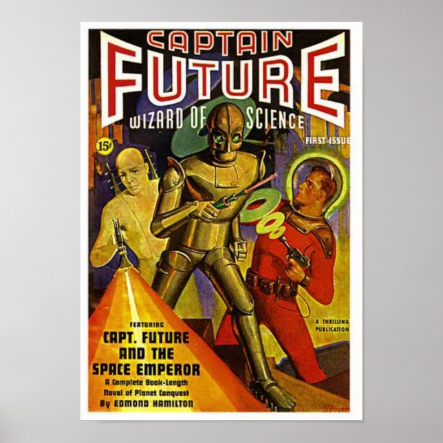 Captain Future and the Space Emperor Poster (Front)