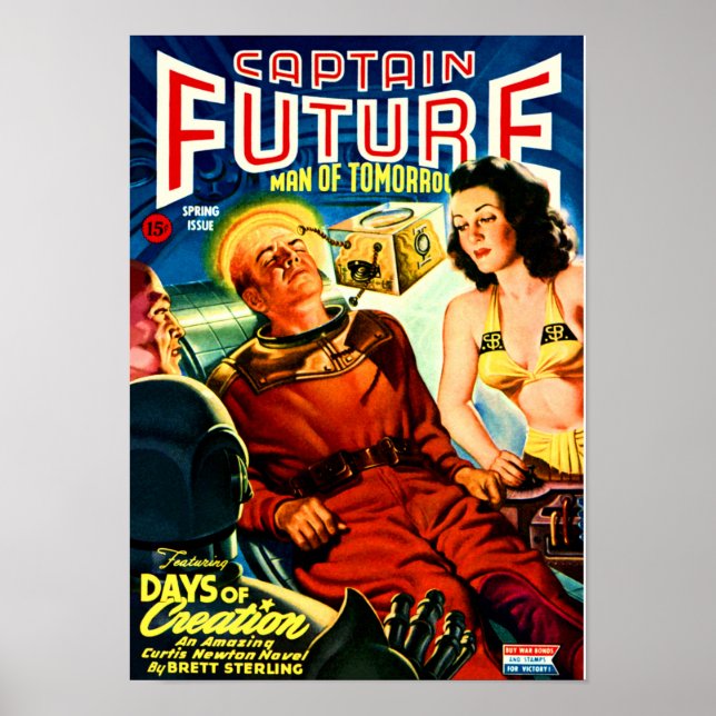 Captain Future --- Days of Creation Poster (Front)