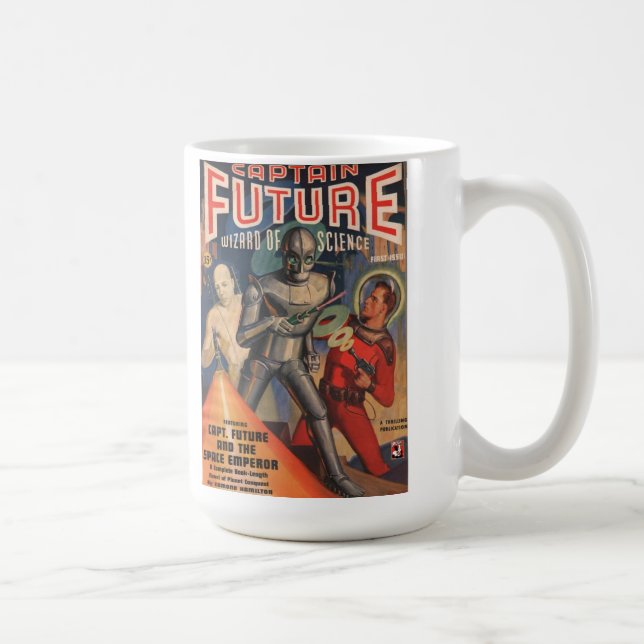 Captain Future First Issue Feb 1940 Pulp Coffee Mug (Right)
