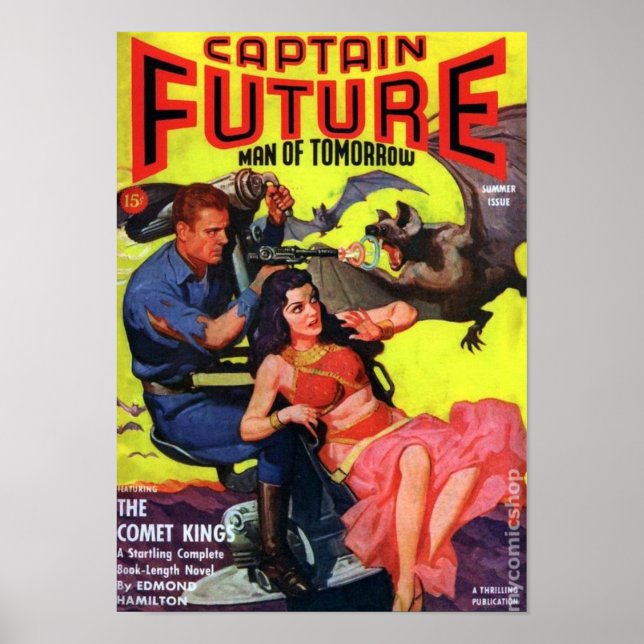 Captain Future -- the Comet King Poster (Front)