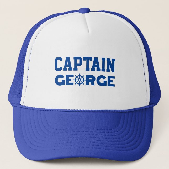 Captain George Trucker Hat (Front)