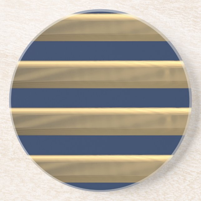 Captain gold stripes coaster (Front)