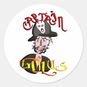 Captain Golus Classic Round Sticker