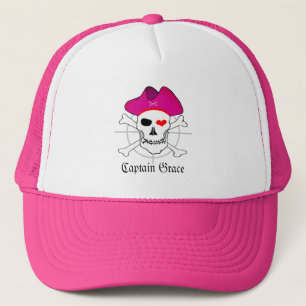 Captain "Grace" & Pirates - Treasure Island /Girls Trucker Hat