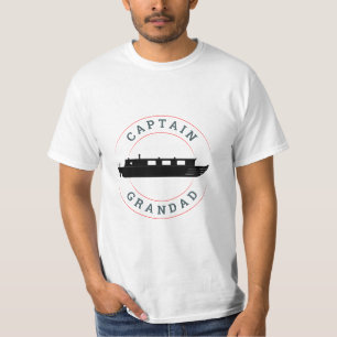 Captain Grandad (blk-blk) T-Shirt