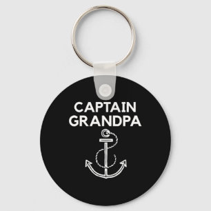 Captain Grandpa! Boating And Sailing S Key Ring